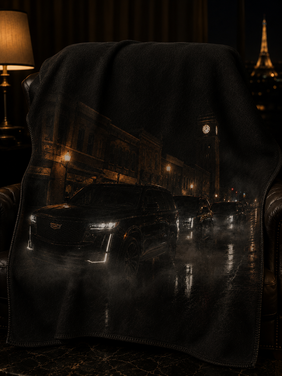 MOTORCADE OVER PARIS — TOUR BLANKET