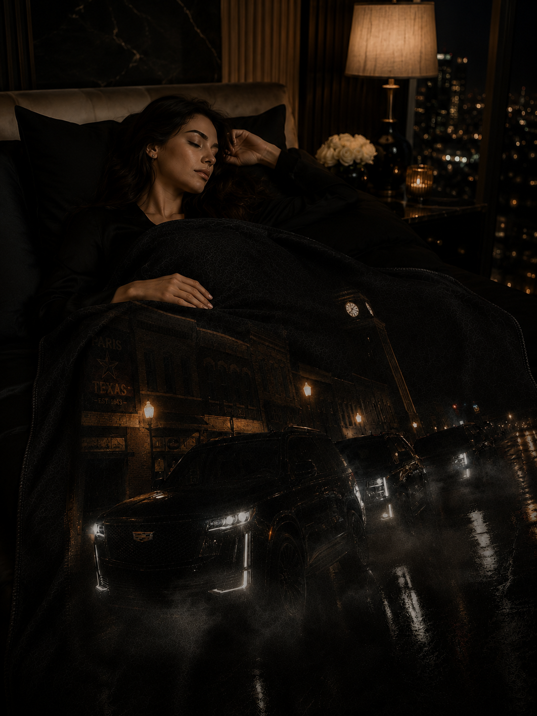 MOTORCADE OVER PARIS — TOUR BLANKET